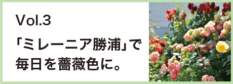 Vol.3 「ミレーニア勝浦」で毎日を薔薇色に。